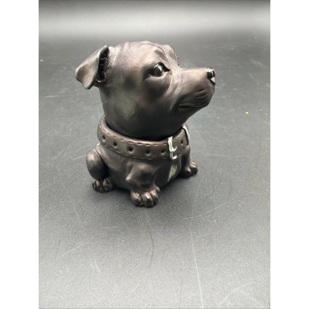 Neil Eyre Eyre Designs Staffordshire Bull Terrier Dog Trinket Box Signed LE 39
